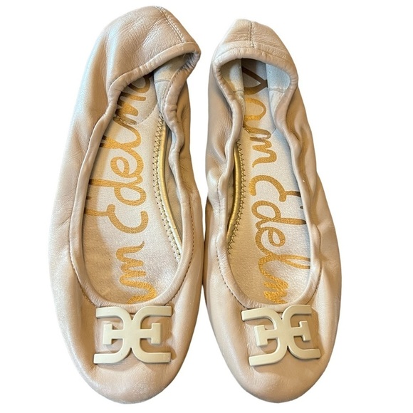 SAM EDELMAN Florence Nude Ballet Flats Size 7.5​​​​​​ - Picture 1 of 9